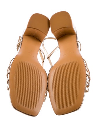 Reformation Patent Leather Slingback Sandals