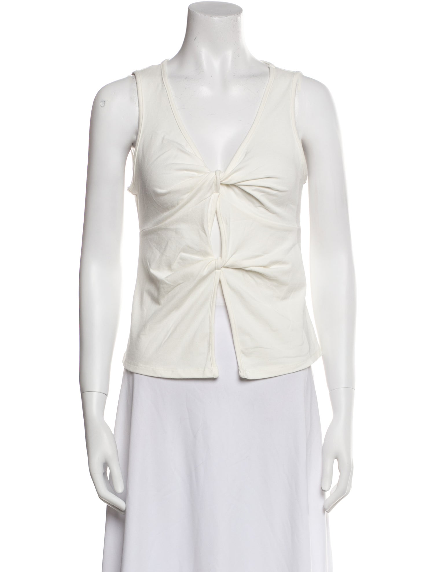 Reformation V-Neck Sleeveless Top