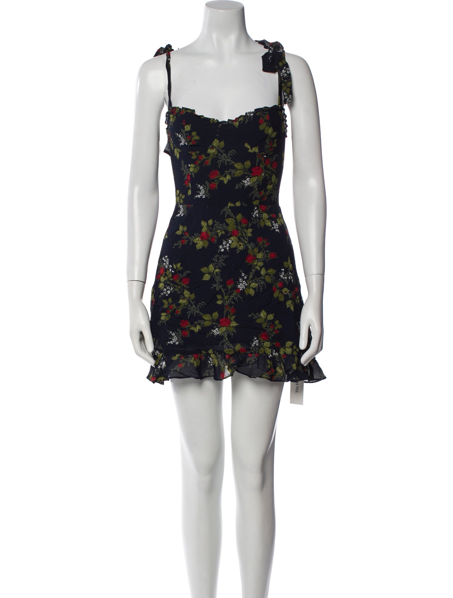 Reformation Floral Print Mini Dress