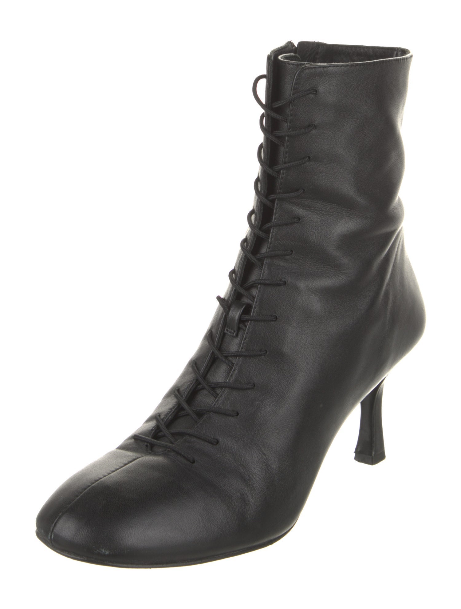 Reformation Leather Combat Boots