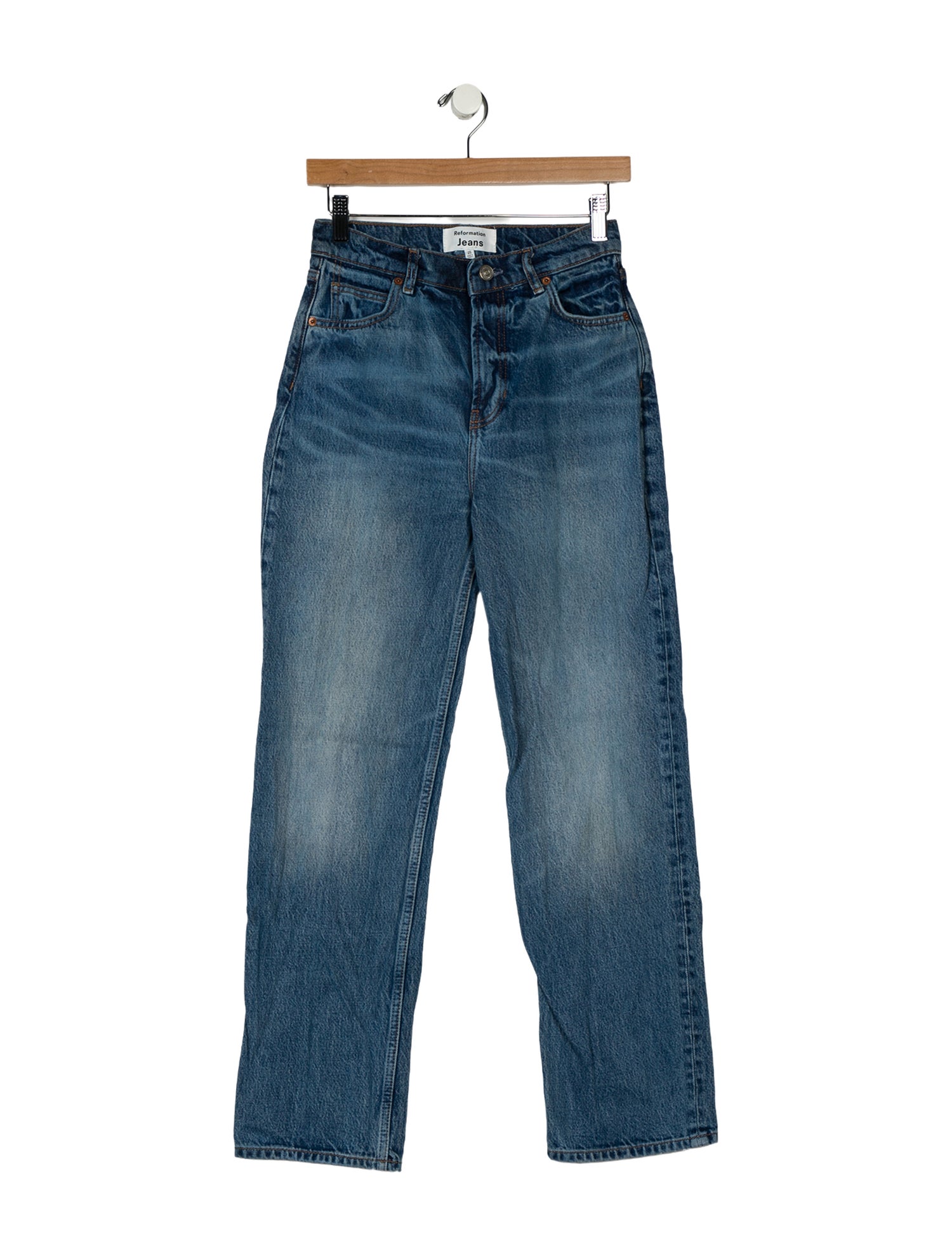 Reformation High-Rise Straight Leg Jeans