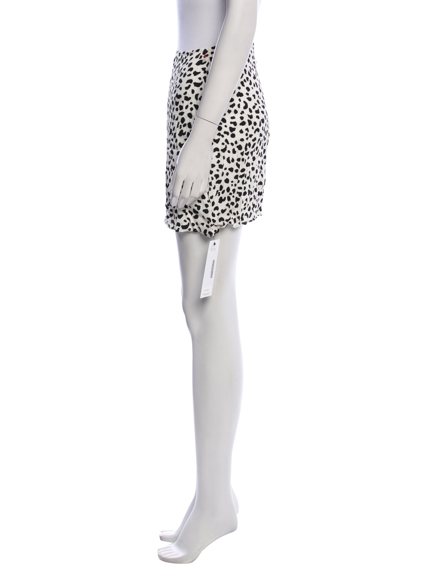 Reformation Animal Print Mini Skirt