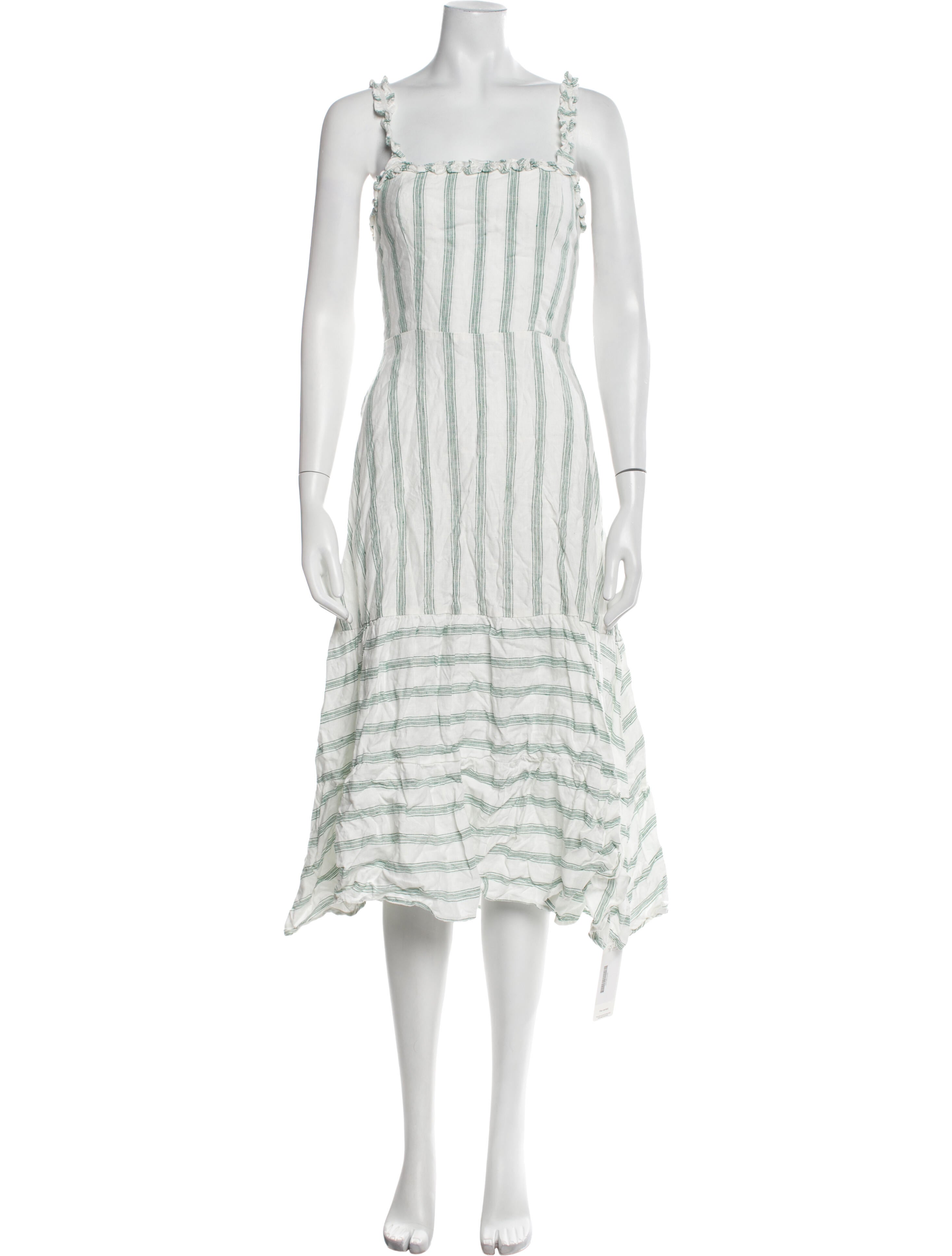 Reformation Linen Midi Length Dress