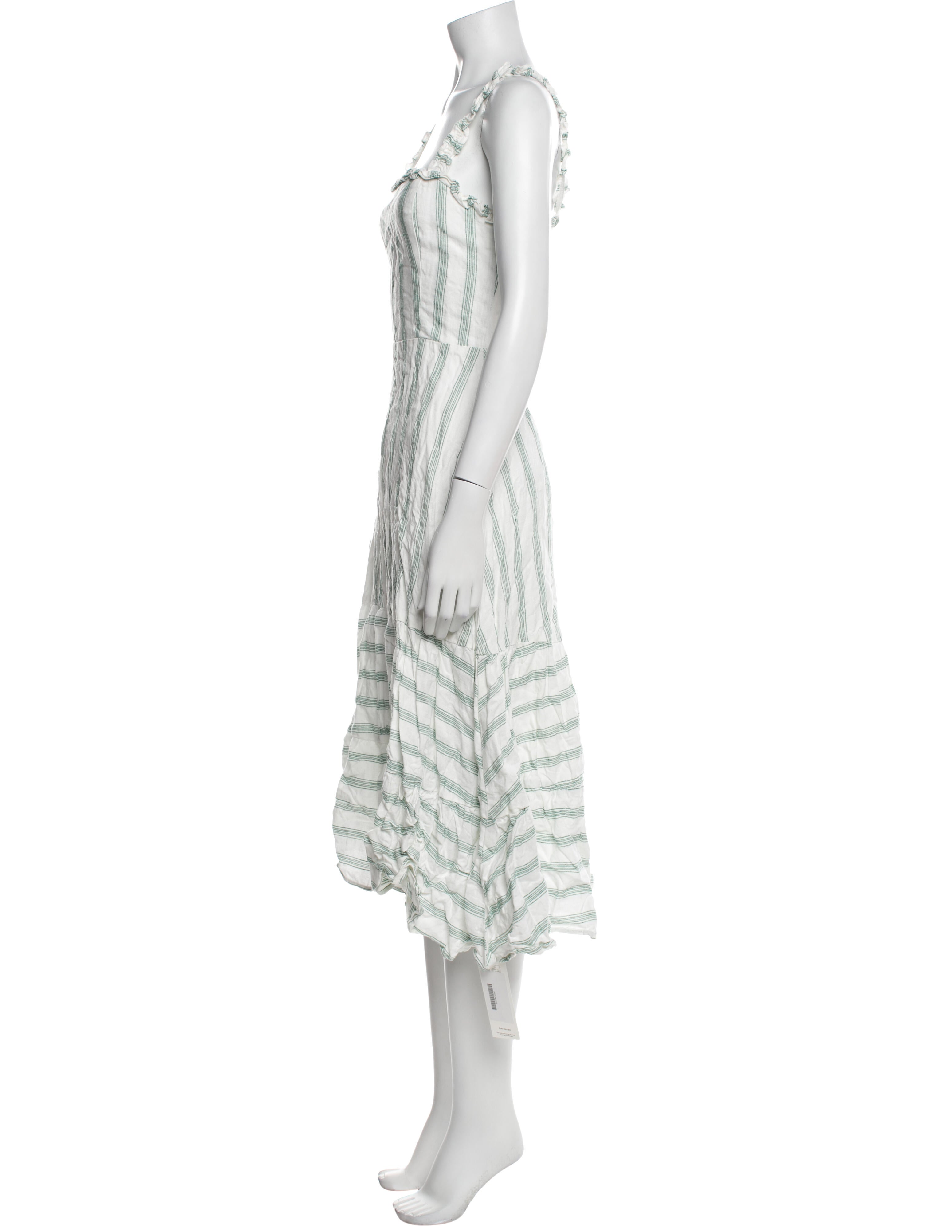 Reformation Linen Midi Length Dress