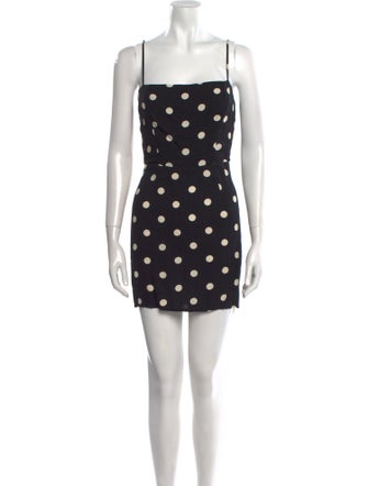 Reformation Polka Dot Print Mini Dress