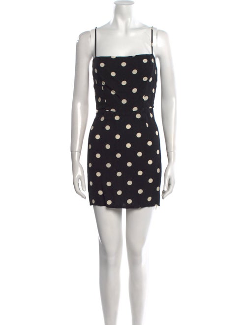 Reformation Polka Dot Print Mini Dress