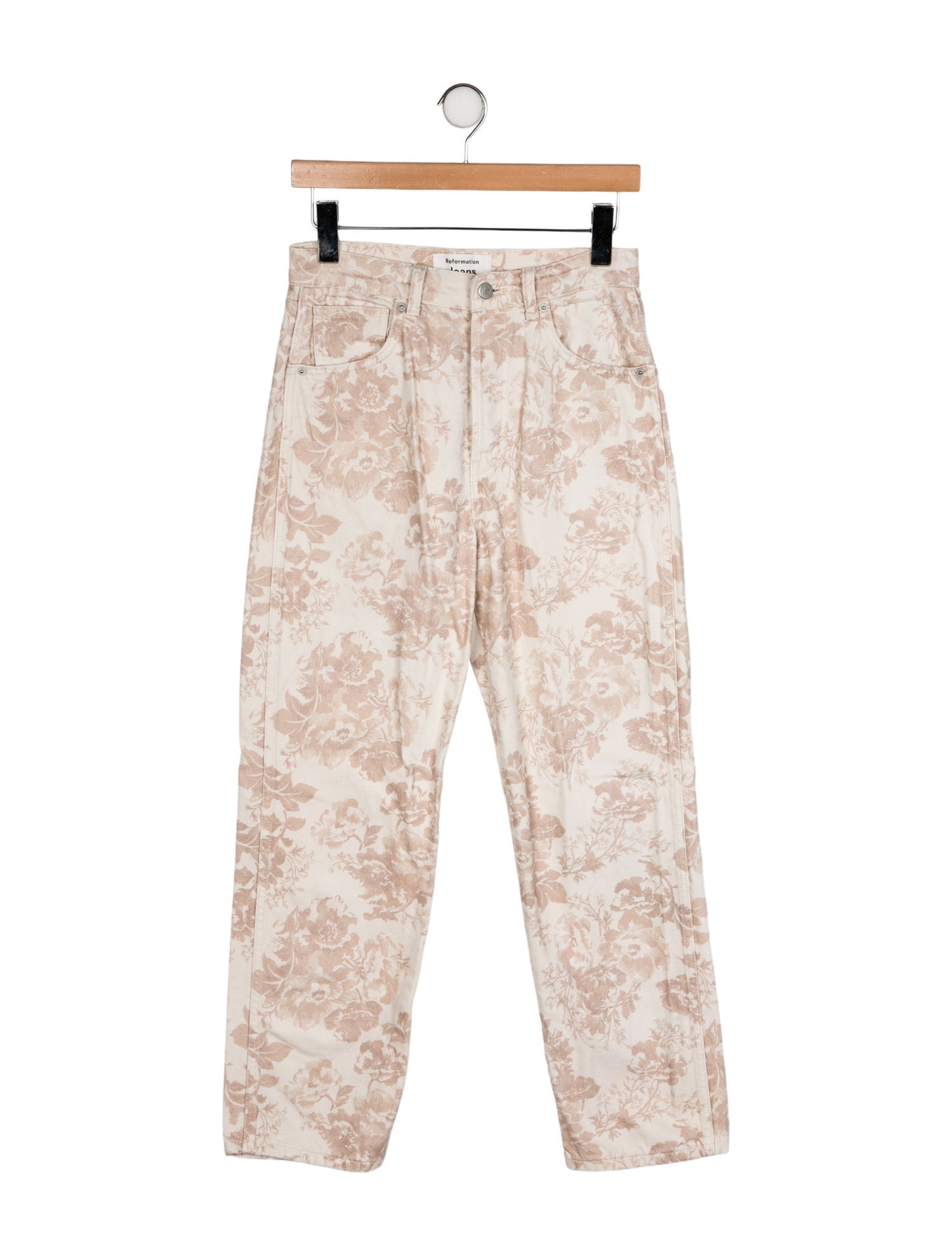 Reformation High-Rise Straight Leg Jeans