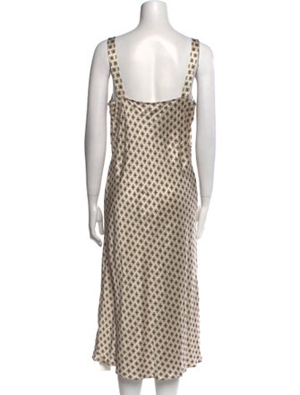 Reformation Silk Midi Length Dress