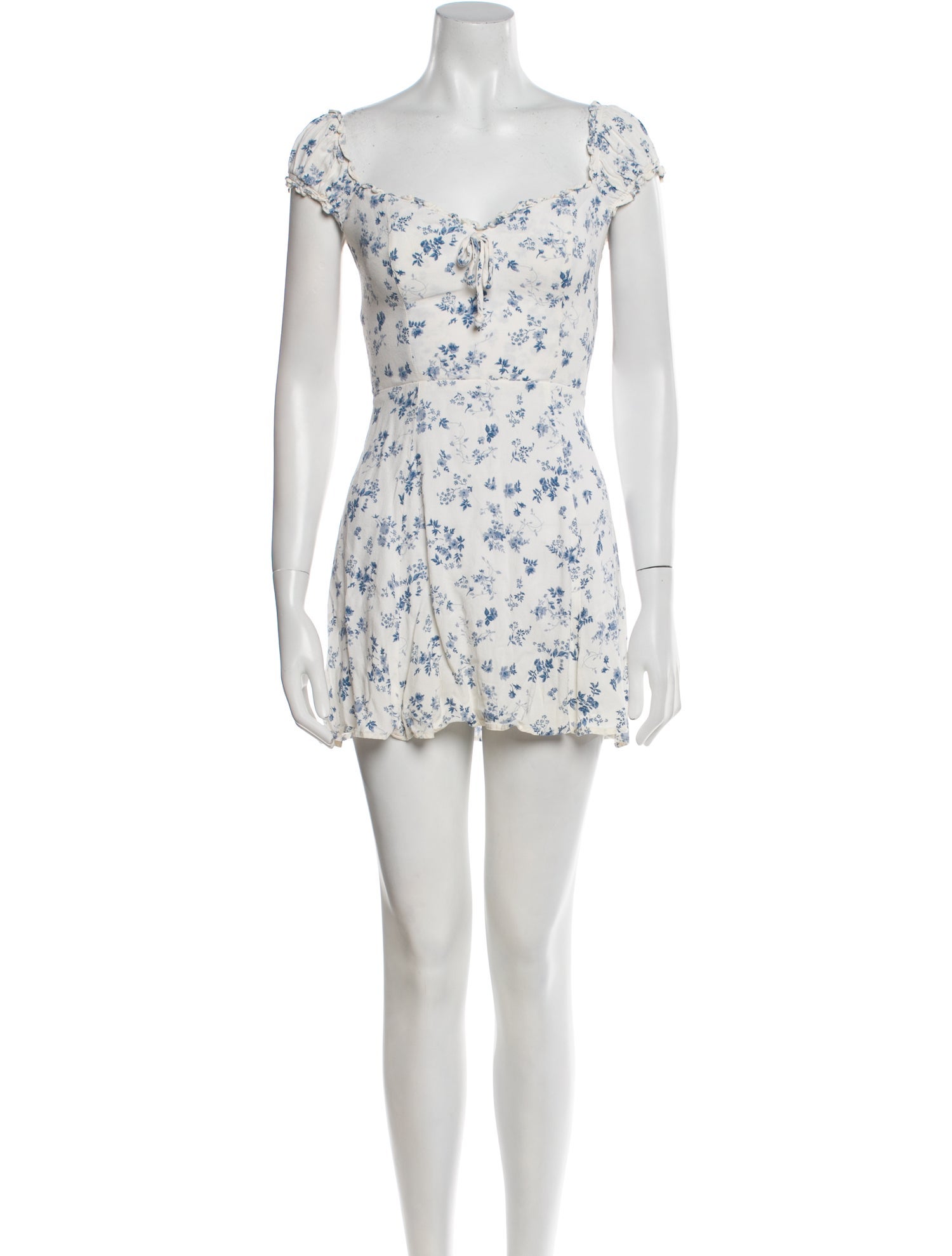 Reformation Floral Print Mini Dress