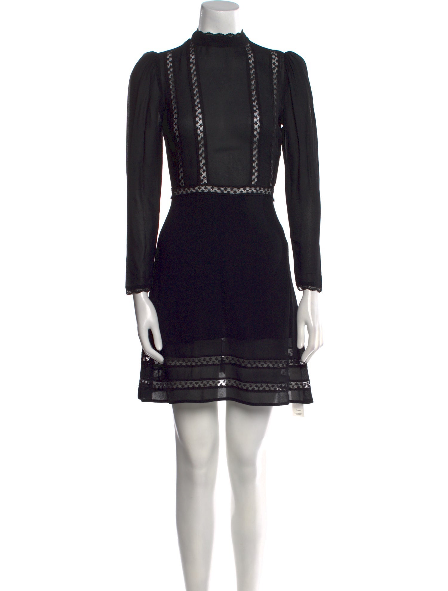 Reformation Mock Neck Mini Dress