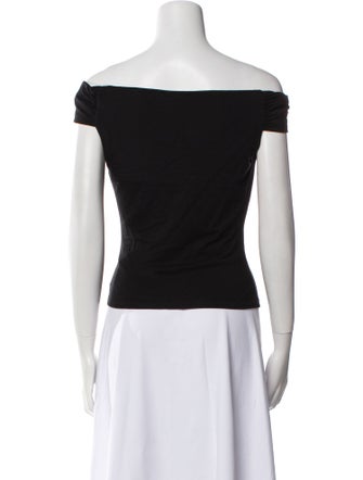 Reformation Off-The-Shoulder Short Sleeve Top