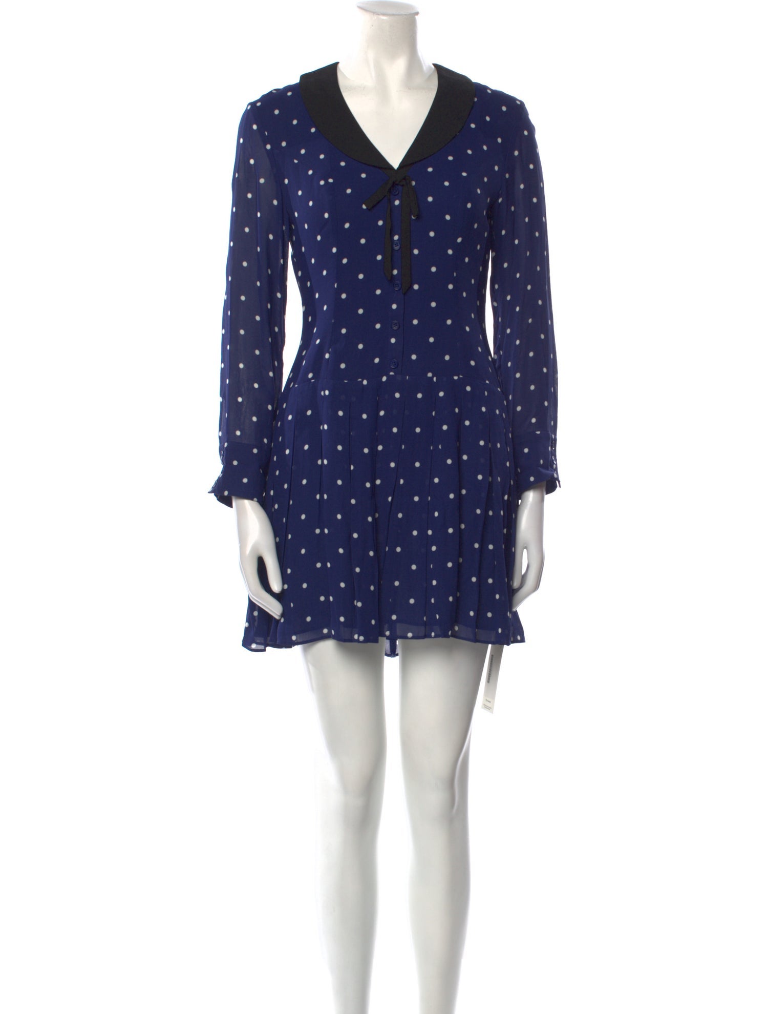 Reformation Polka Dot Print Mini Dress