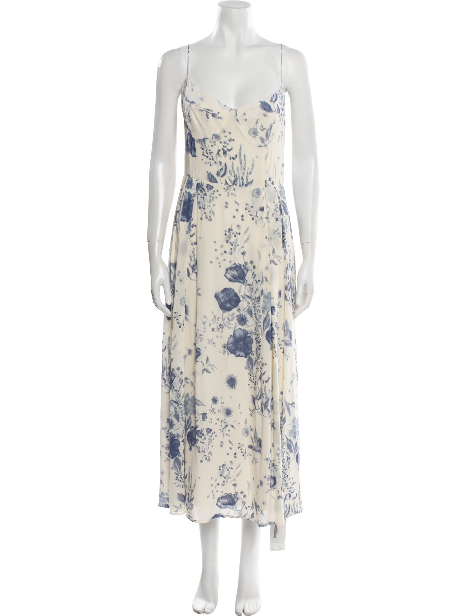 Reformation Floral Print Long Dress