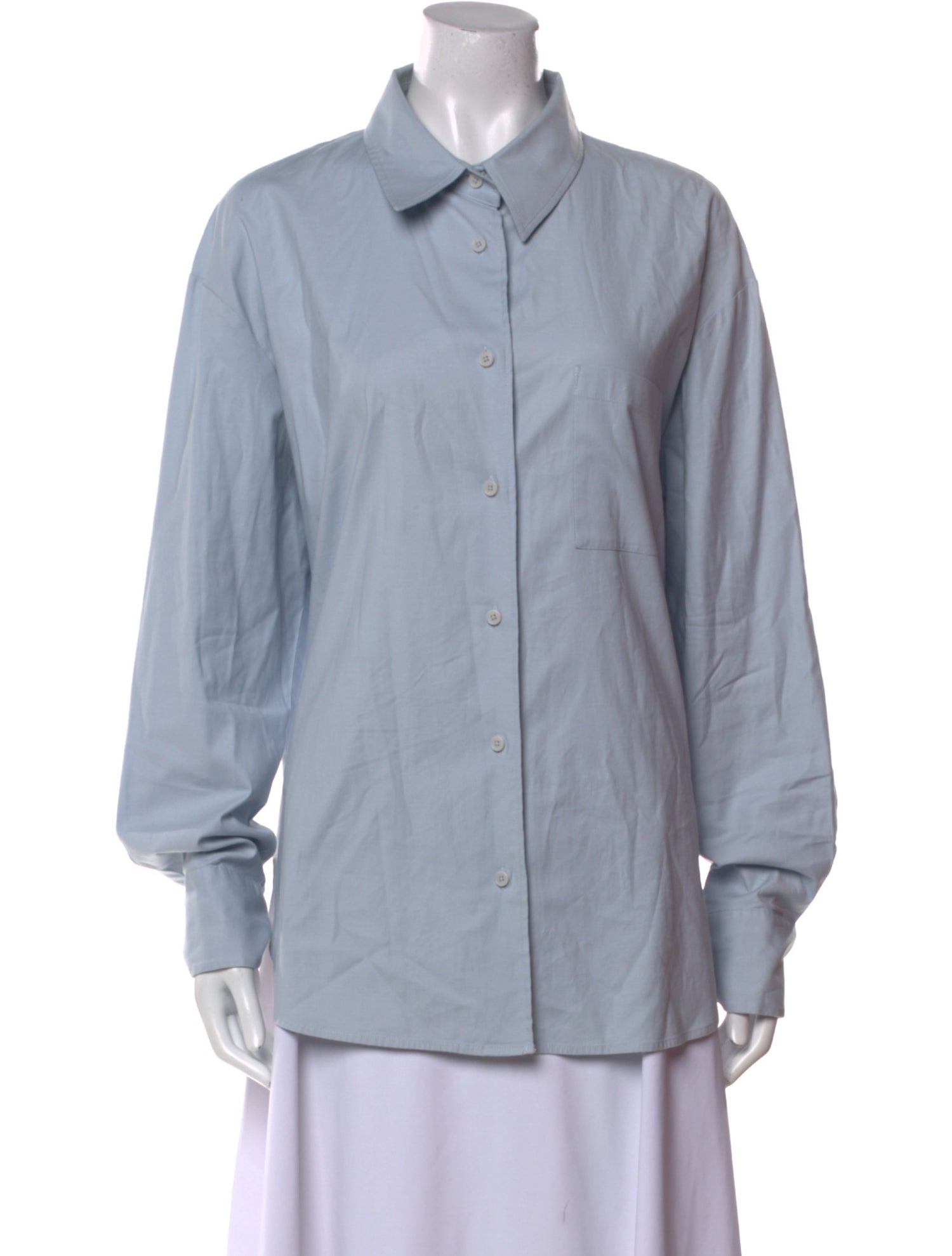 Reformation Long Sleeve Button-Up Top