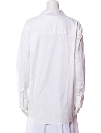 Reformation Long Sleeve Button-Up Top