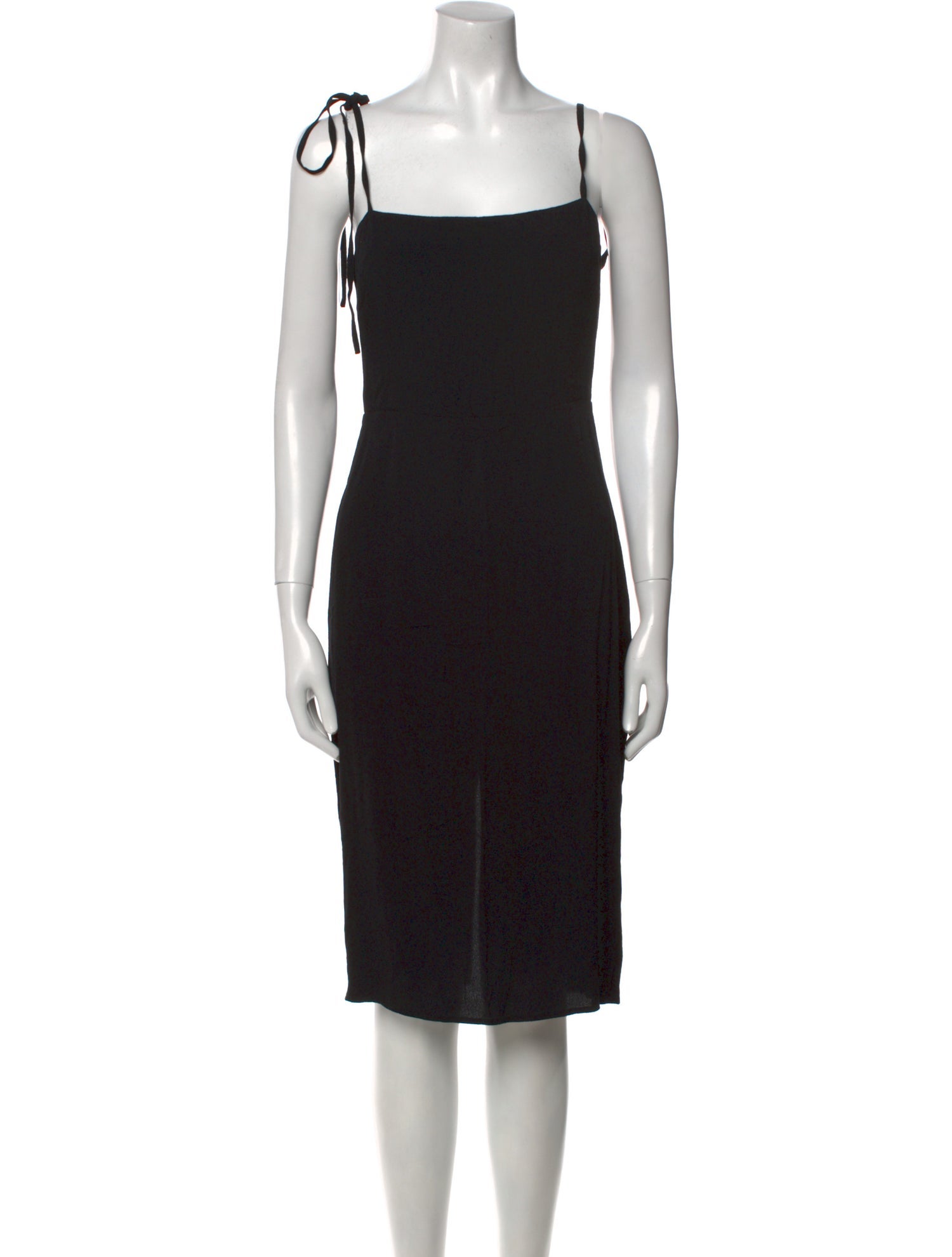Reformation Square Neckline Knee-Length Dress
