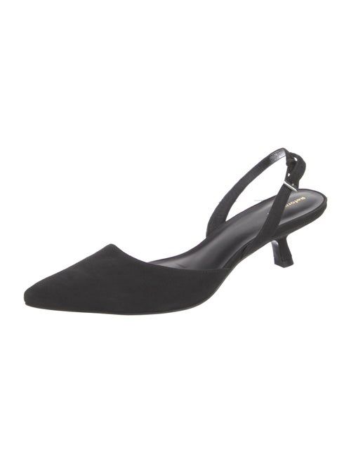 Reformation Suede Slingback Pumps