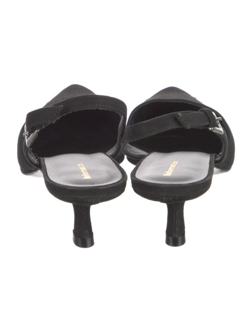 Reformation Suede Slingback Pumps