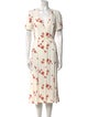 Reformation Floral Print Long Dress