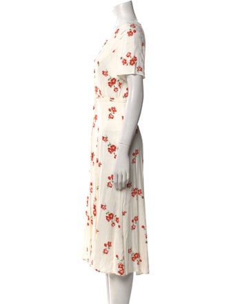 Reformation Floral Print Long Dress