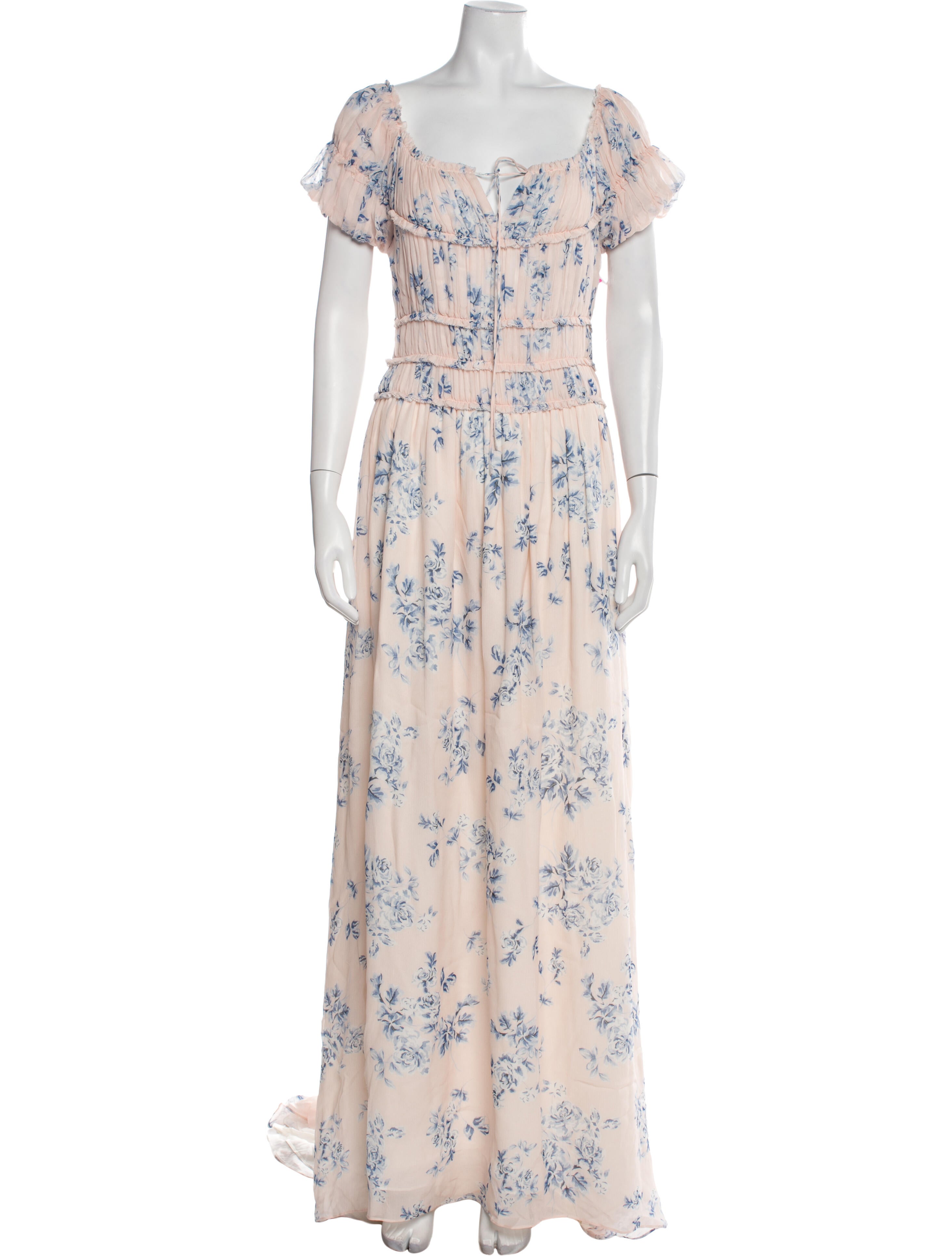 Reformation Silk Long Dress