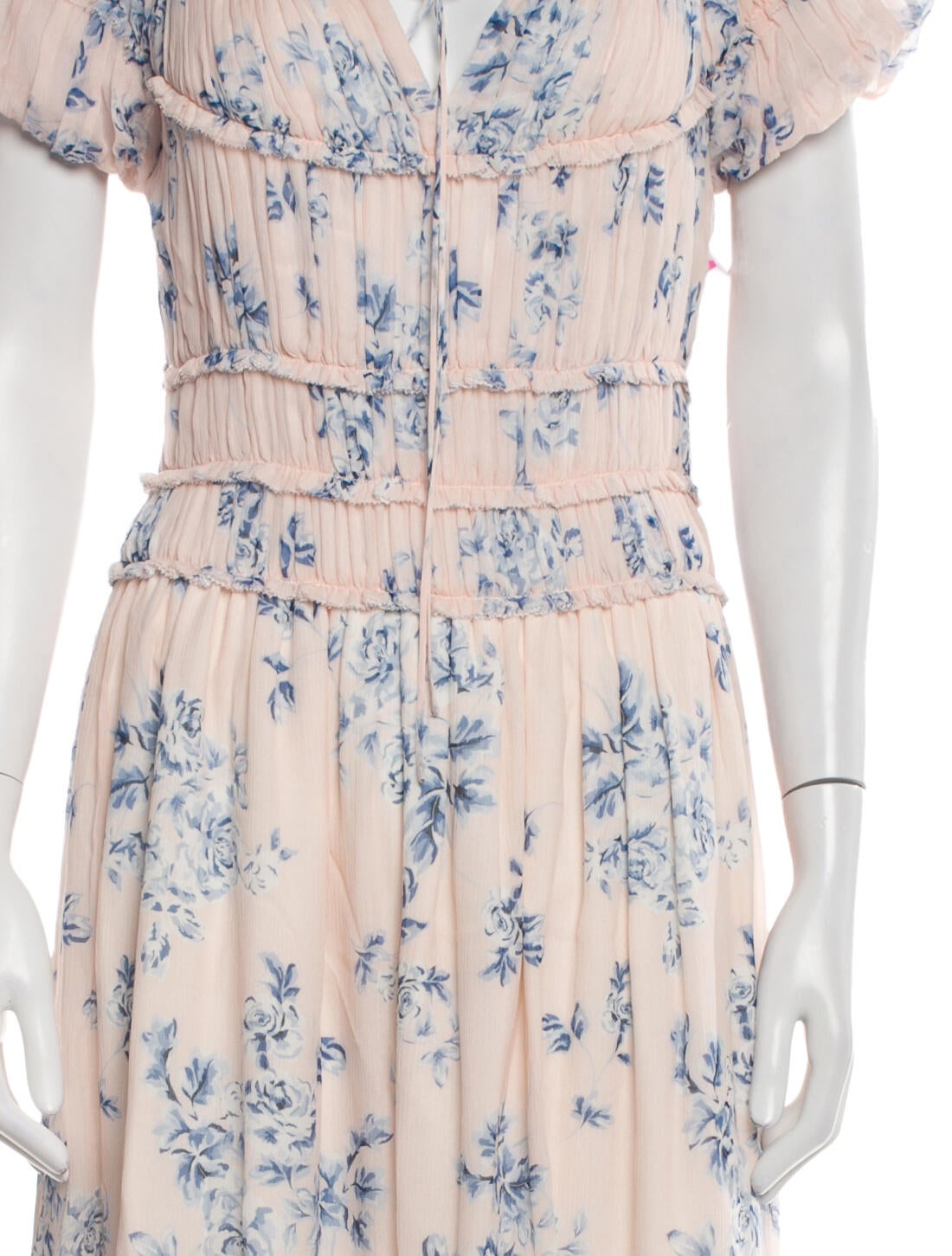 Reformation Silk Long Dress