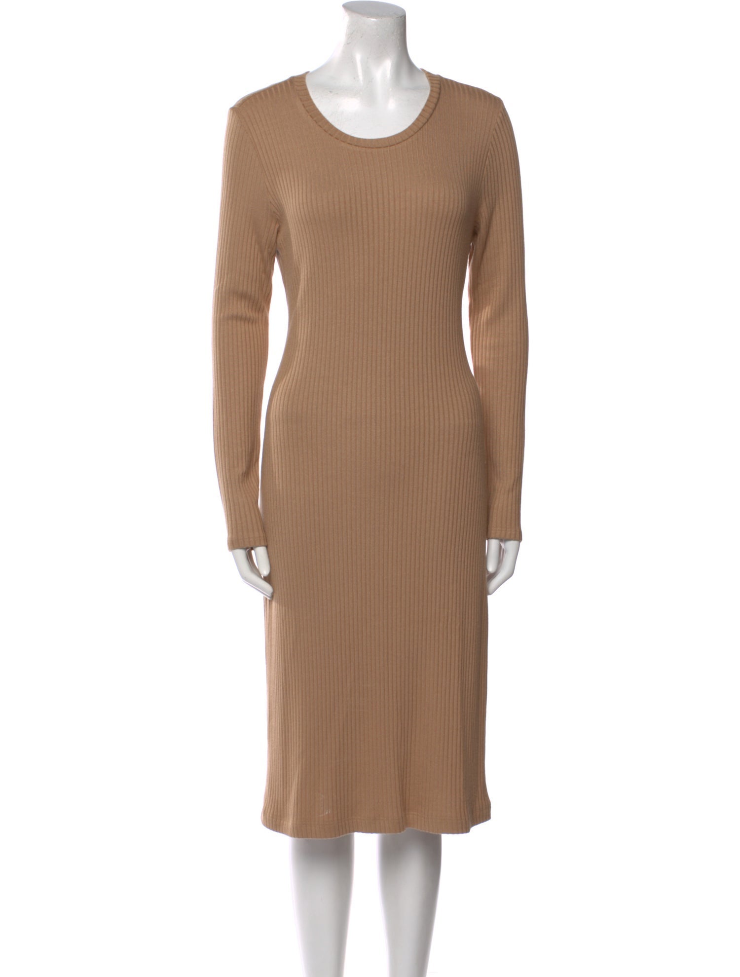 Reformation Scoop Neck Midi Length Dress