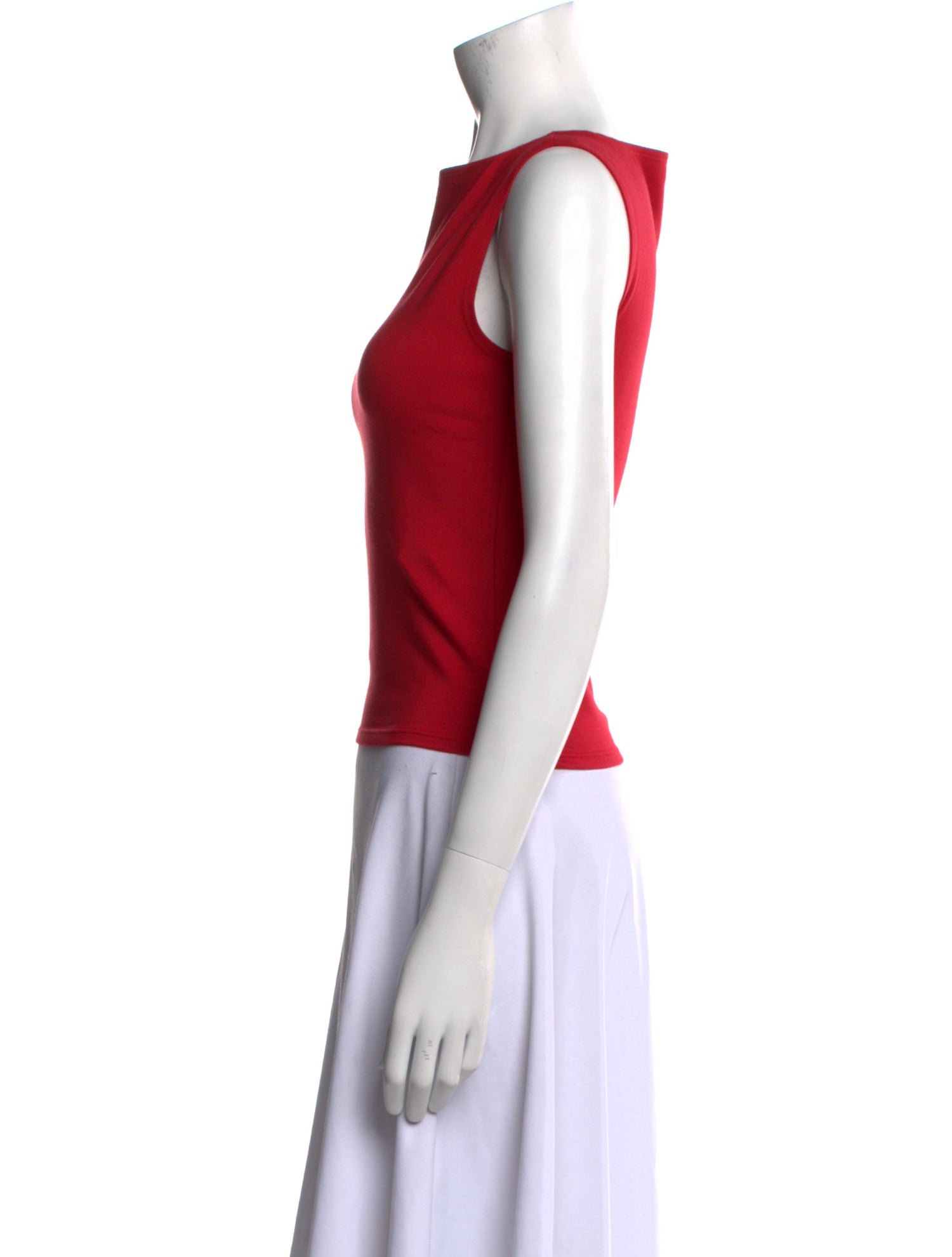 Reformation Bateau Neckline Sleeveless Top