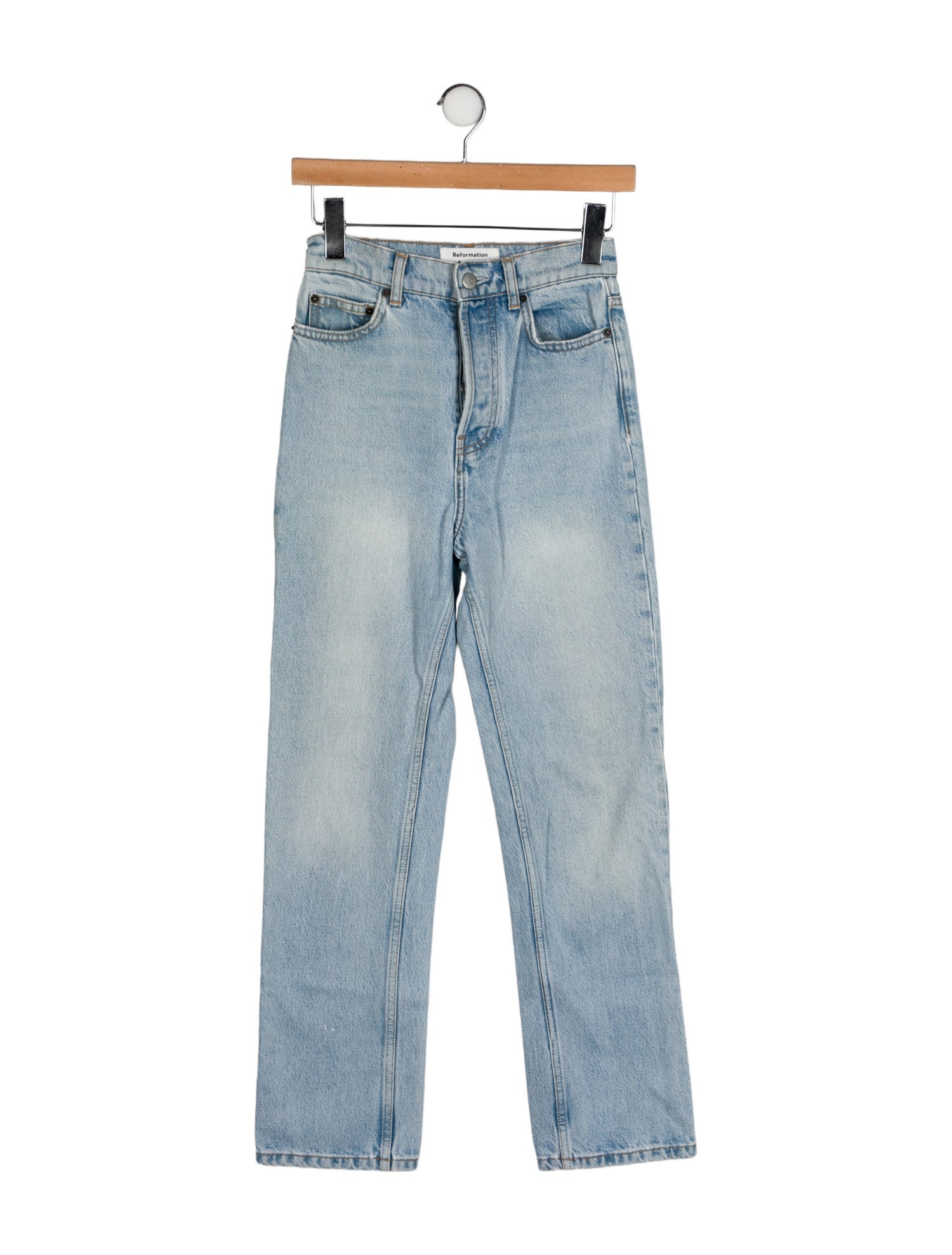 Reformation High-Rise Straight Leg Jeans