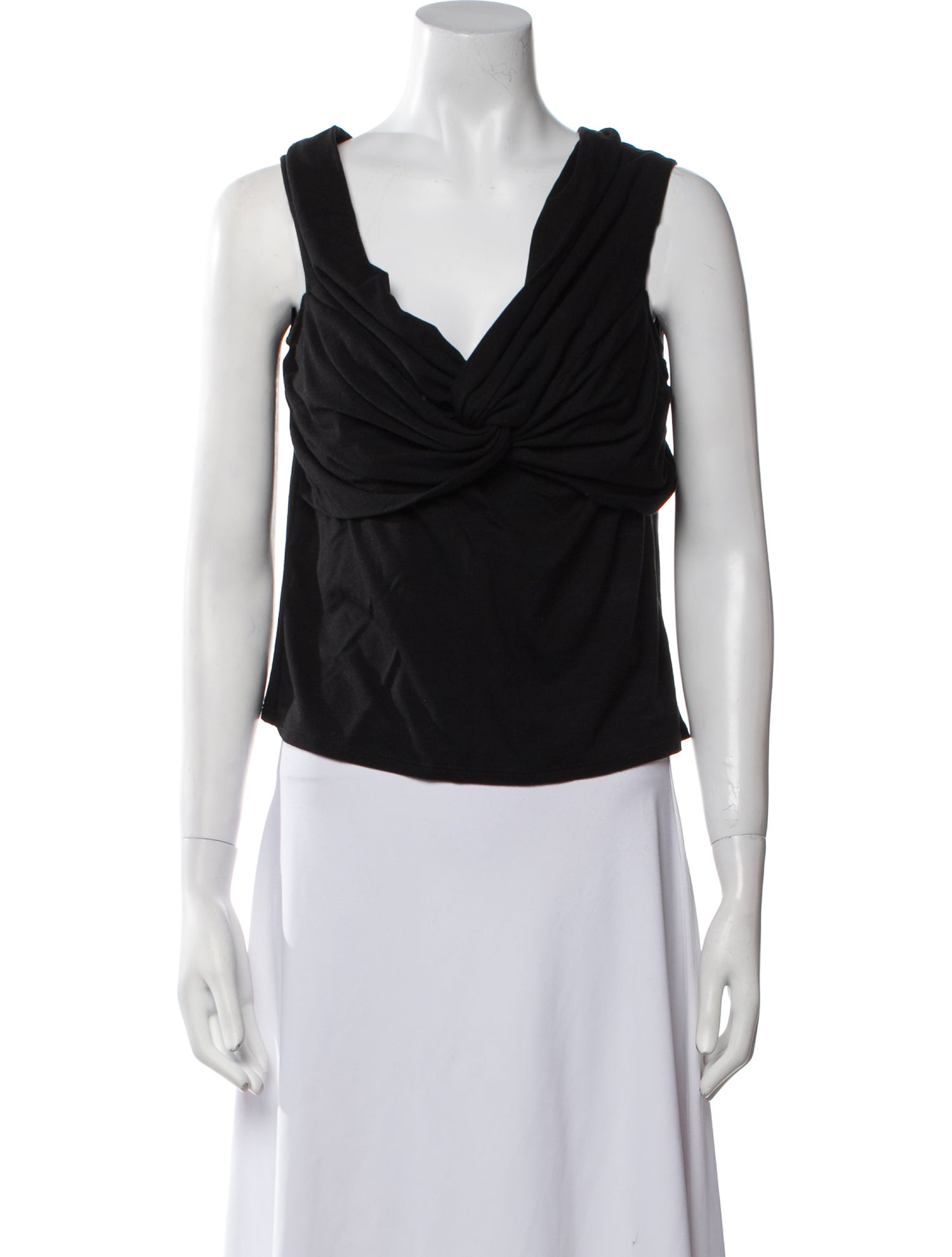 Reformation Cowl Neck Sleeveless Crop Top