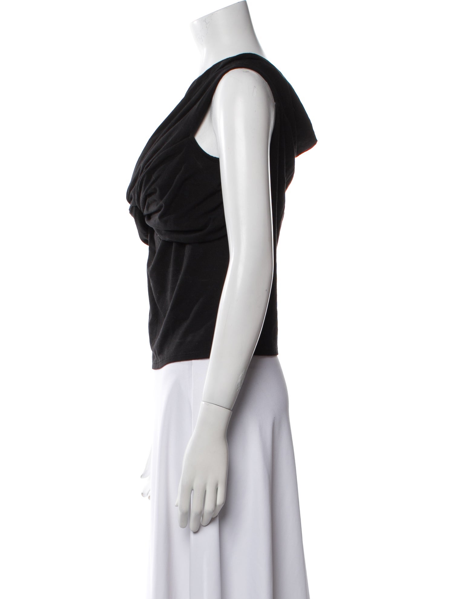 Reformation Cowl Neck Sleeveless Crop Top