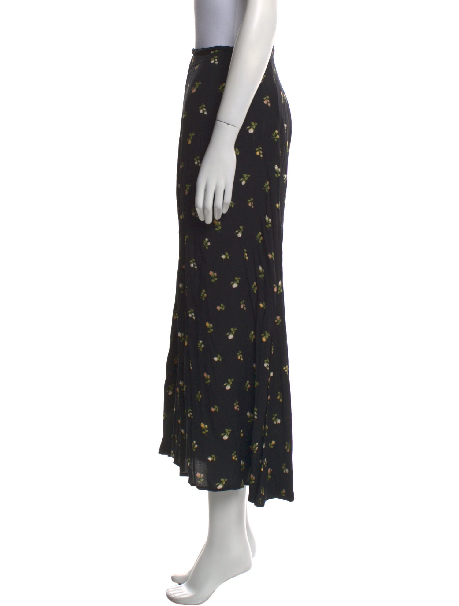 Reformation Printed Midi Length Skirt