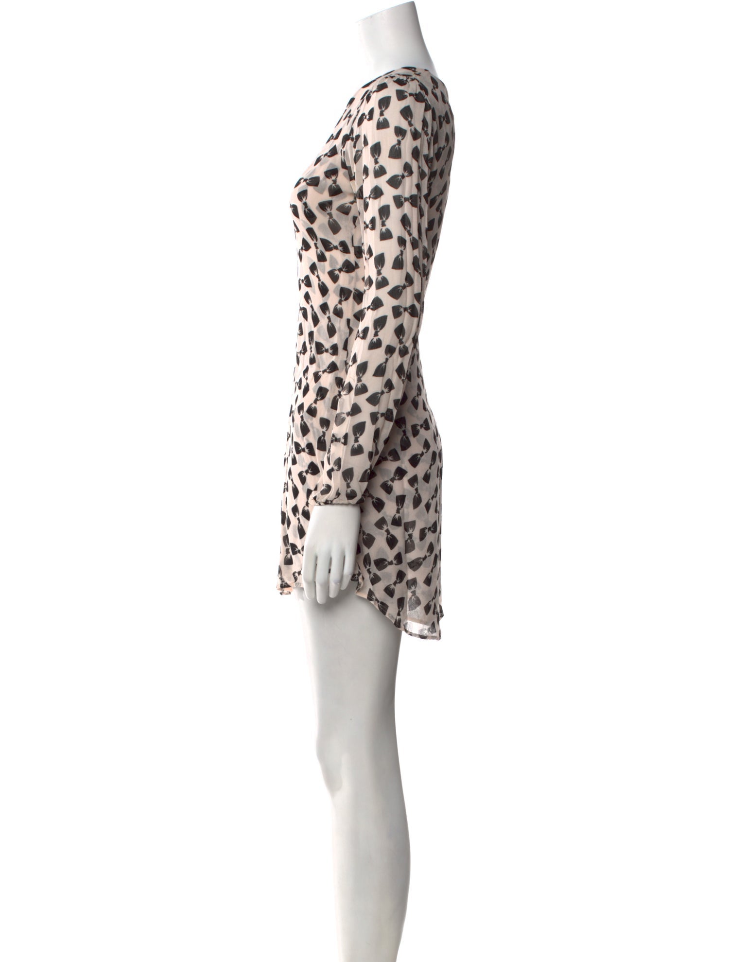 Reformation Animal Print Mini Dress