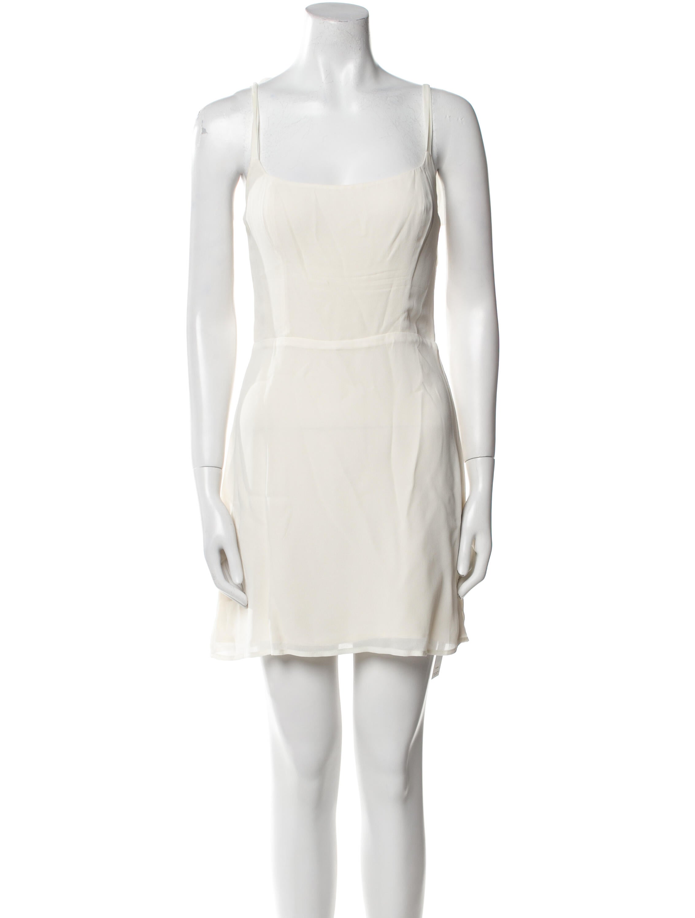 Reformation Square Neckline Mini Dress