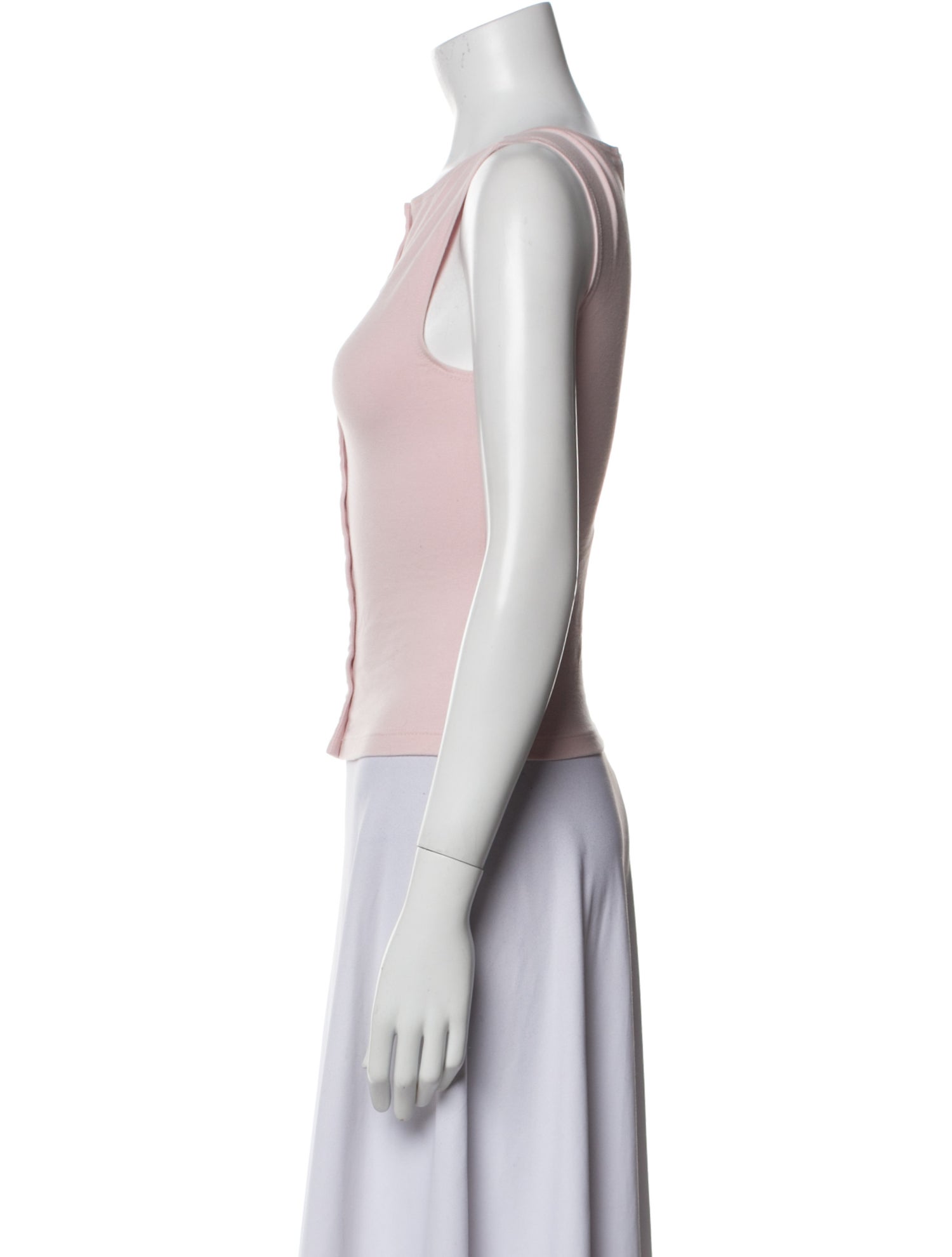 Reformation Scoop Neck Sleeveless Crop Top