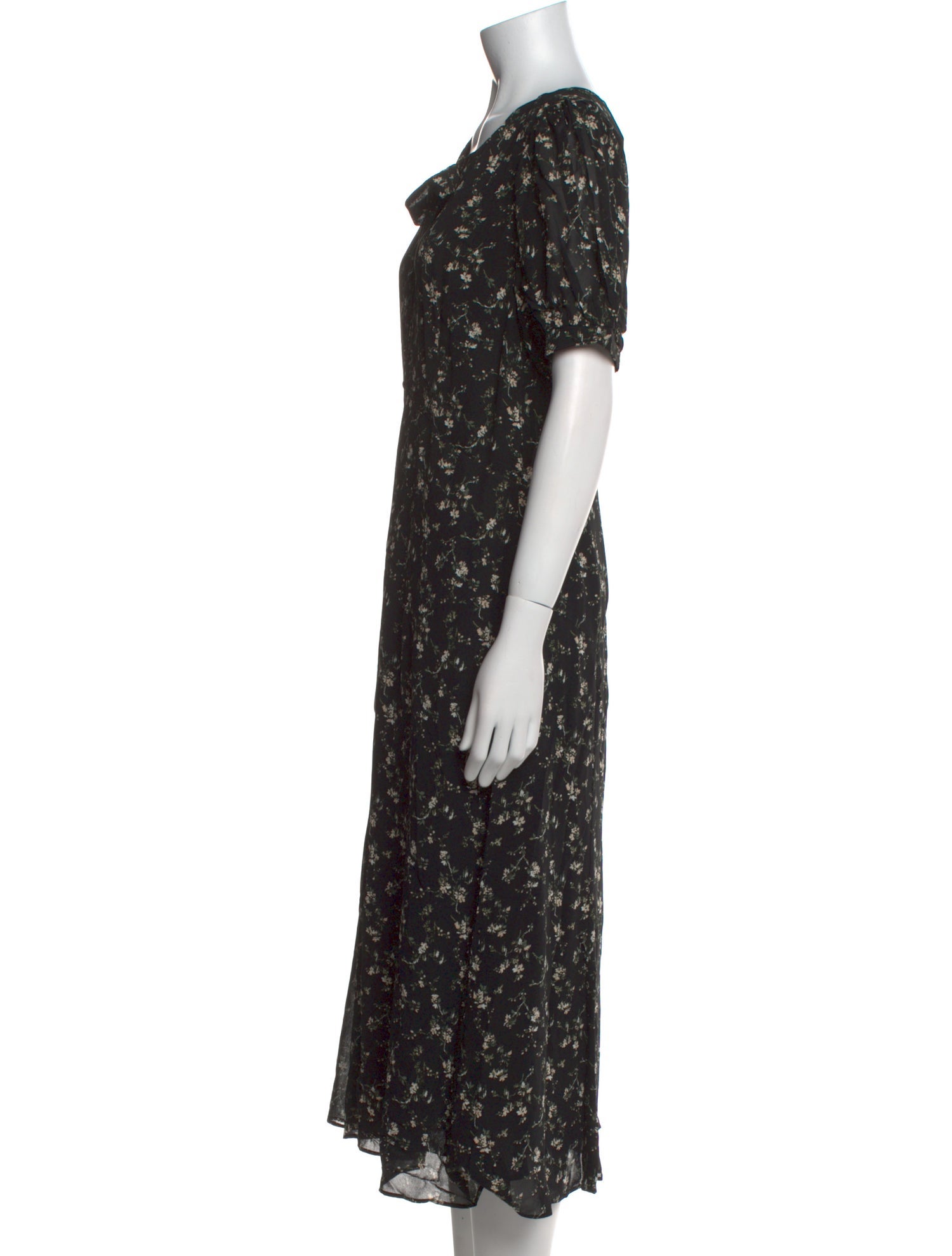 Reformation Floral Print Long Dress w/ Tags