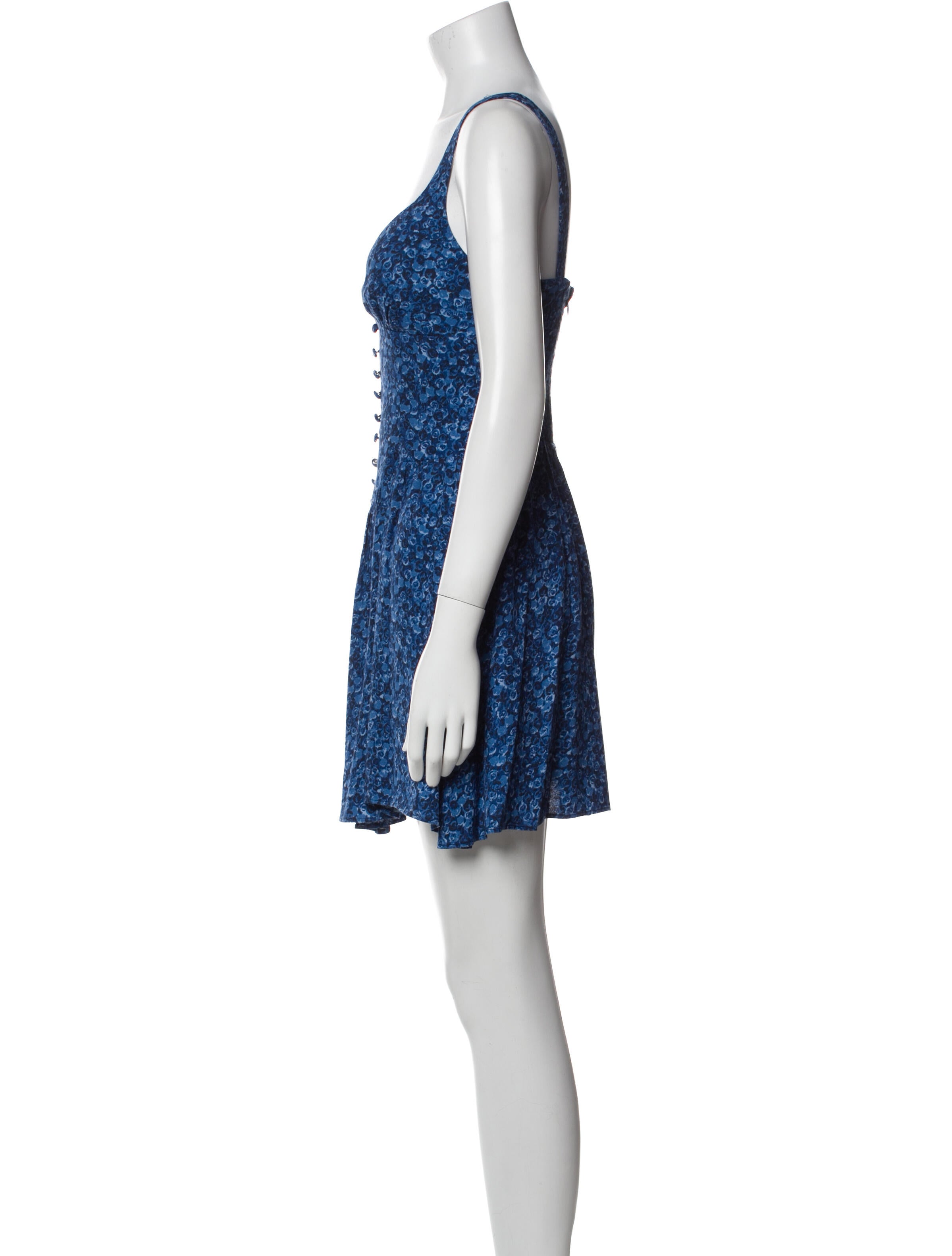 Reformation Floral Print Mini Dress