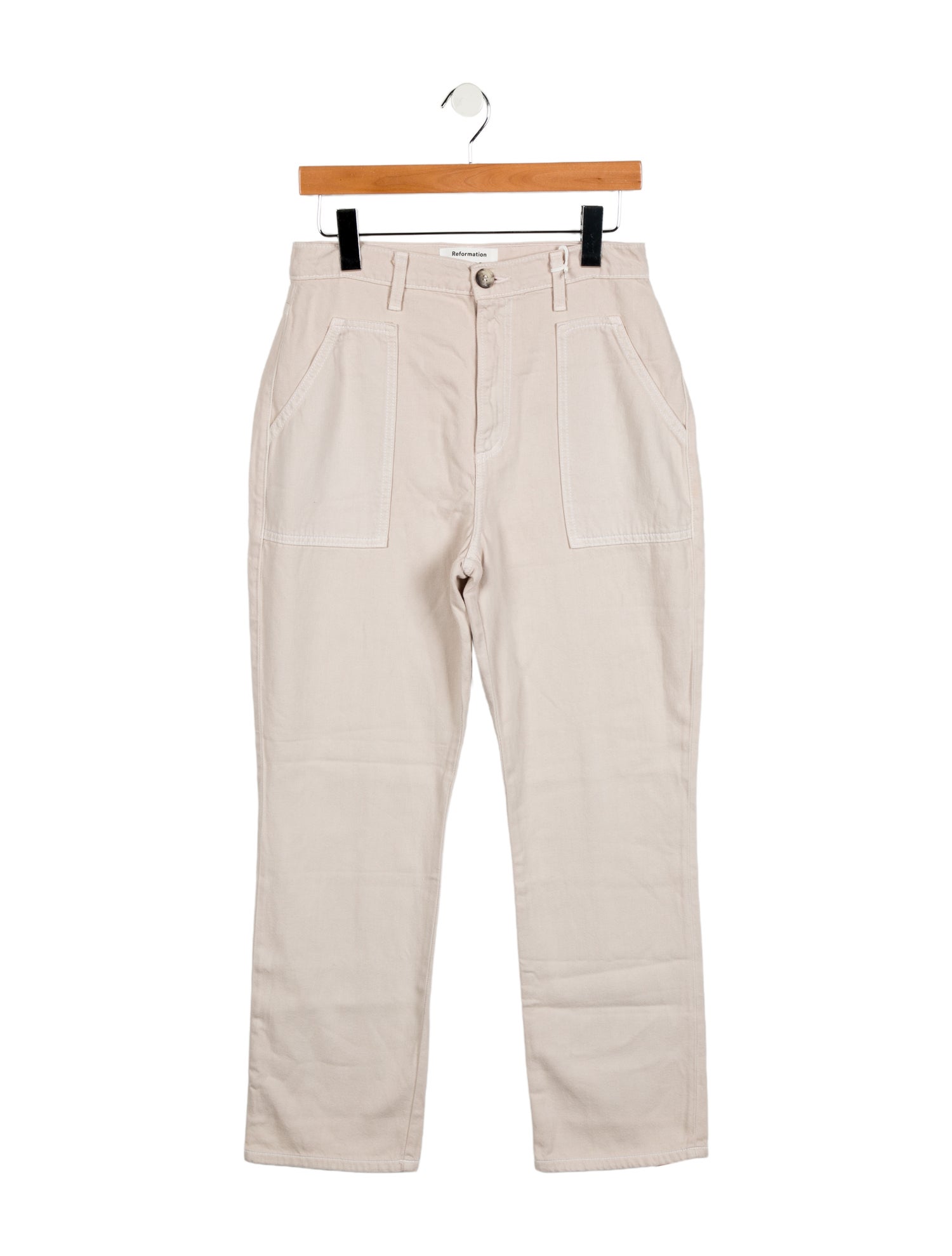 Reformation High-Rise Straight Leg Jeans