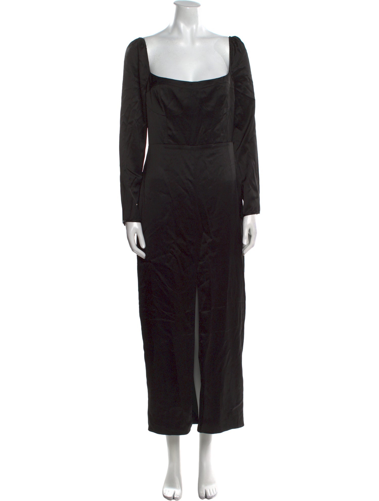 Reformation Square Neckline Long Dress