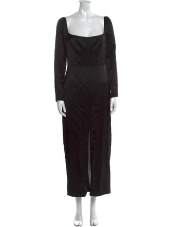 Reformation Square Neckline Long Dress