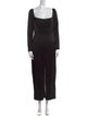 Reformation Square Neckline Long Dress