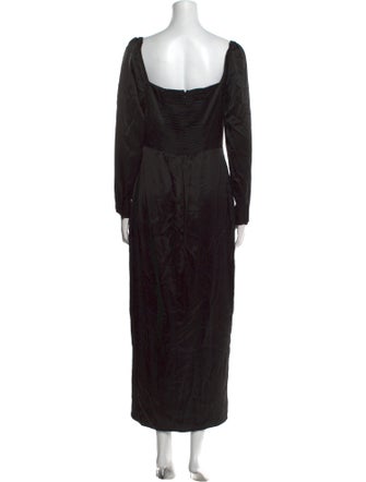 Reformation Square Neckline Long Dress