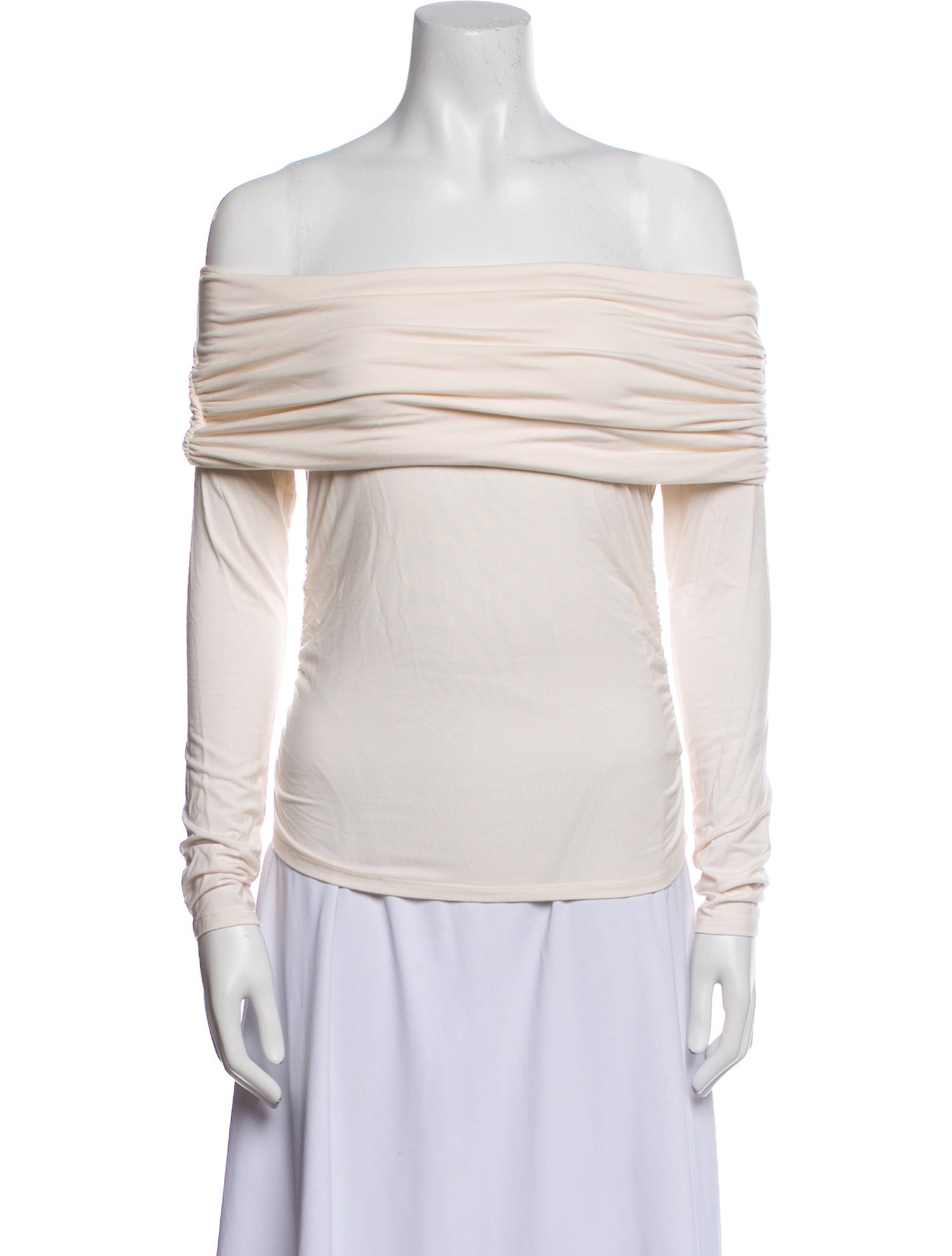 Reformation Off-The-Shoulder Long Sleeve Top