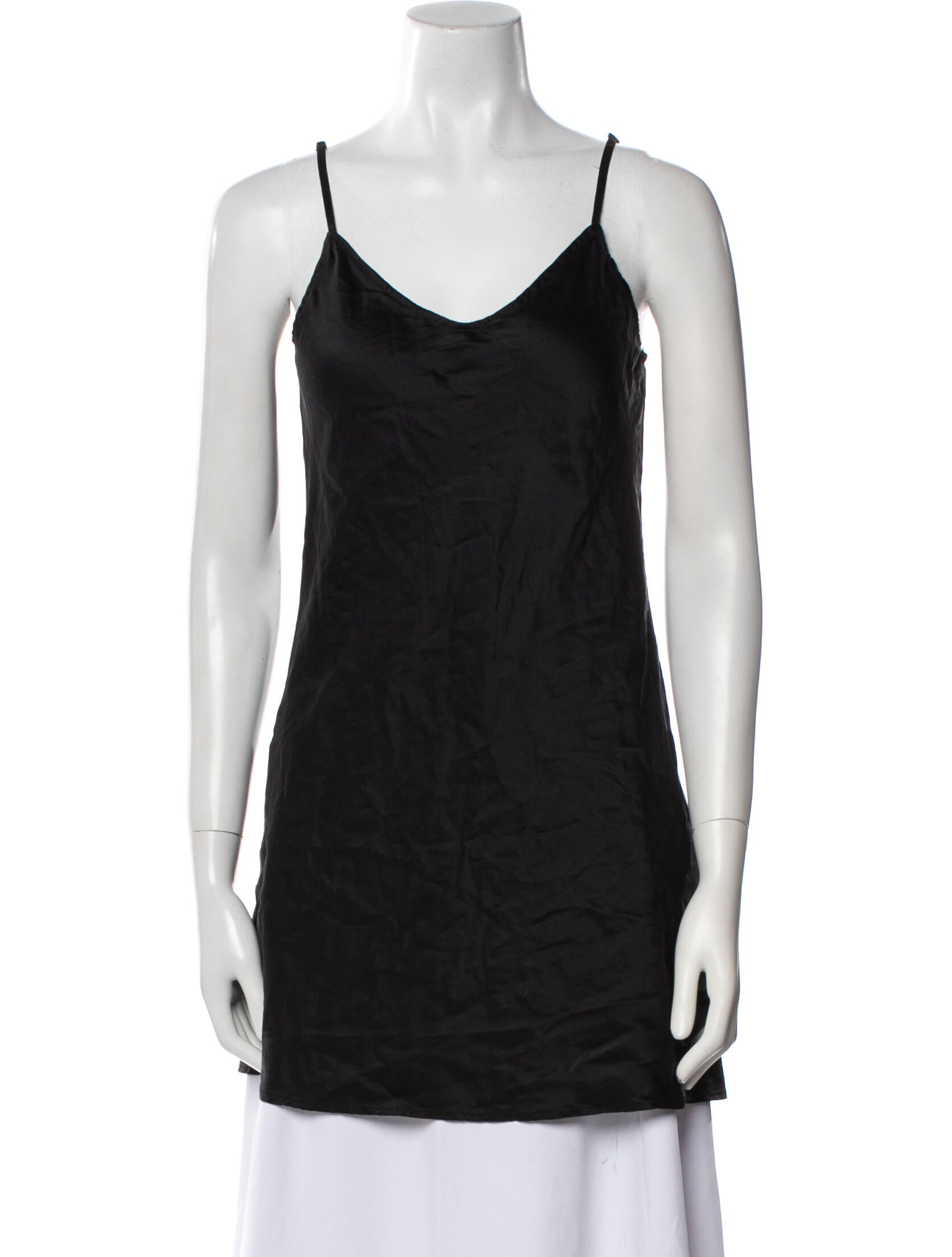 Reformation Silk V-Neck Top