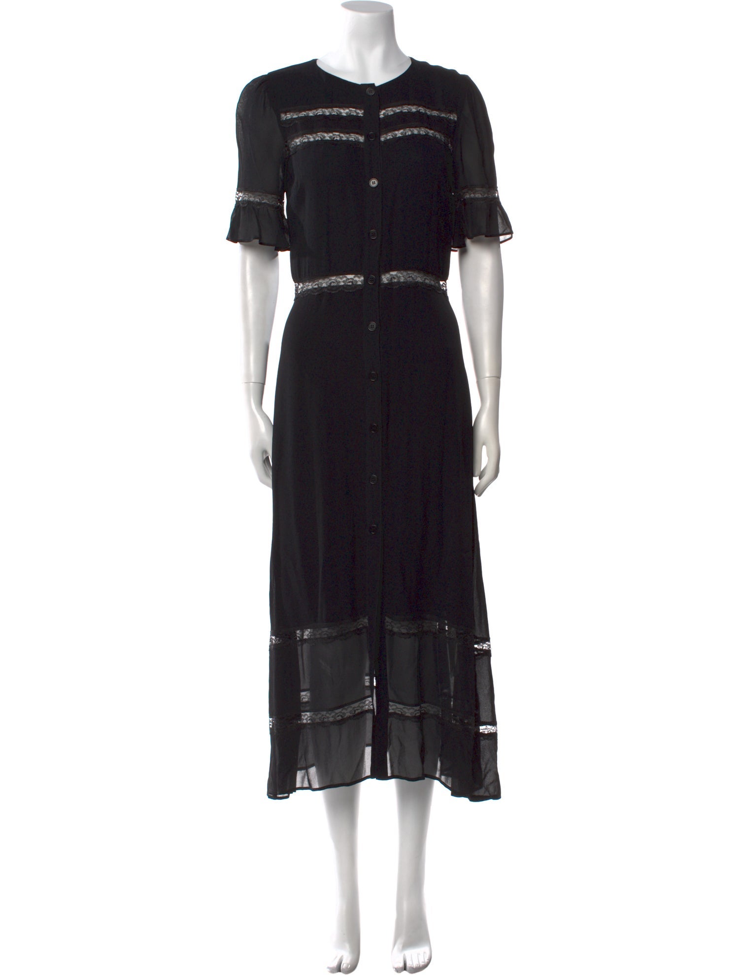 Reformation Crew Neck Long Dress