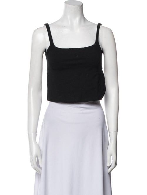 Reformation Square Neckline Sleeveless Crop Top