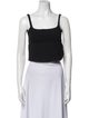 Reformation Square Neckline Sleeveless Crop Top