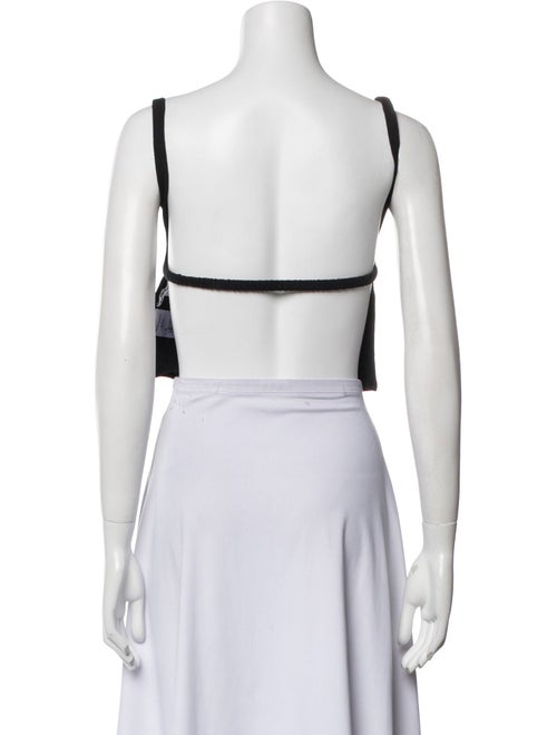 Reformation Square Neckline Sleeveless Crop Top
