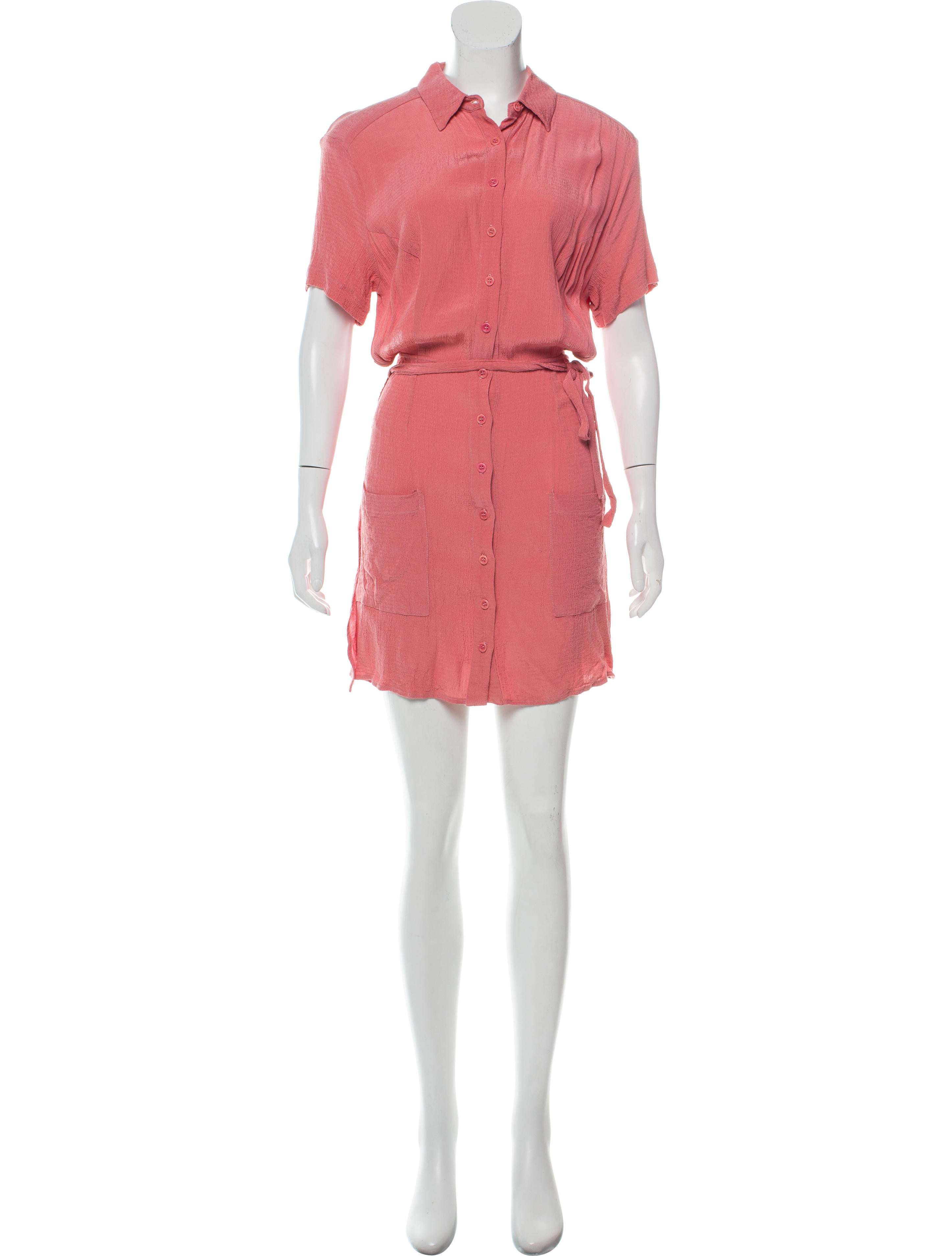 Reformation Open Back Mini Dress