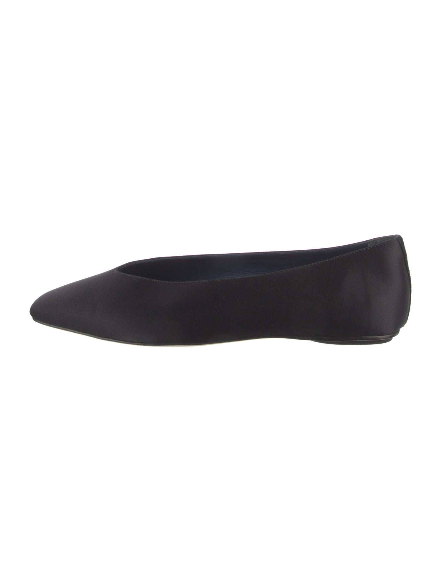 Reformation Satin Ballet Flats